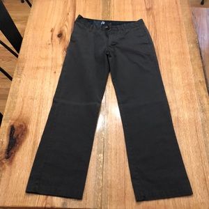 Brown volcom corpo class pants